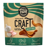 Гренки Flint Craft со вкусом чеснока 90 гр