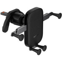 Автомобильный держатель Baseus SUJS030001 Gravity Metal Age II Round Air Vent, Black