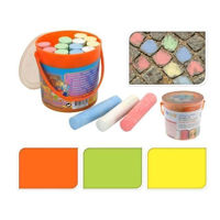 Set de creație Promstore 11936 Набор мелков в ведерке 15шт, разных цветов