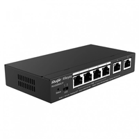 Свитч Ruijie Cloud (POE, Gigabit, 6 port, Metal case)