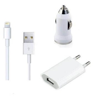 Сетевое зарядное устройство 3 in 1 iPhone 5