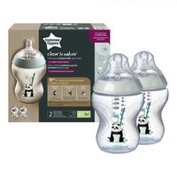 купить Tommee Tippee бутылочка пластиковая Closer to Nature,0 + мес,260 мл, 2 штк в Кишинёве