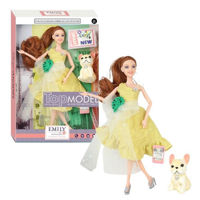 Кукла Essa QJ147C Emily Top Model cu animăluț și accesorii