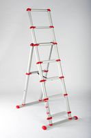 Телескопическая лестница-стремянка TELESTEPS Combi Line Red 3,0 м