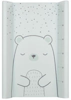 Saltea pentru infasat tare KikkaBoo Bear with me Mint 80x50 cm