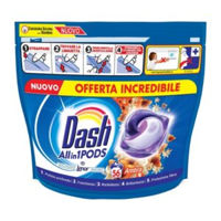 Капсулы для стирки Dash Ambra 56 шт