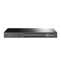 24-ports SFP L2+ TP-Link TL-SG3428XF, 20xSFP, 4xSFP/RJ45, 4x10G SFP+, 1xRJ45 console, 1xMicroUSB con