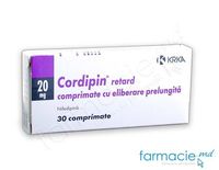 Кордипин®, табл. с замедл. высвоб., 20 mg, N15x1