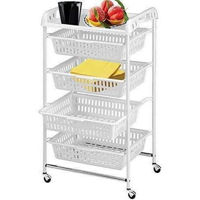 Этажерка Artex 13.17.04 Etajera cu roti 4 rafturi plastic