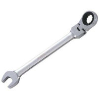 Ключ гаечный Force 75714F Ключ комбинированный трещоточный 14мм L191мм 12-гранный шарнирный