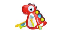Jucărie Roxy Kids RMON-004-R Игрушка-тянучка BUSY DINO, красная