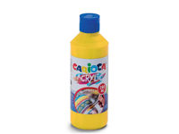 Acuarela acrilica pentru orice suprafata Carioca 250 ml, galbena