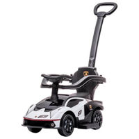 Толокар Richi R38 / 6 (79716) cu maner Lamborghini alb 661 / 3