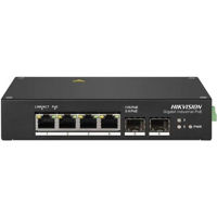 Switch/Коммутатор Hikvision DS-3T0506HP-E/HS Industrial (4port PoE + 2 Gigabit SFP)