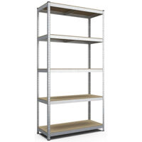 Cтеллаж складской Nex Home Raft metalic Standard 2200x1100x450mm, 5 nivele, galvanizat