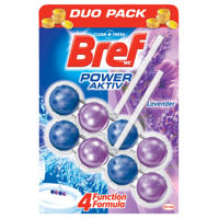 Блок для очищения унитаза Bref Power Activ  Aktiv Lavender Duo 2*50г