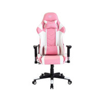 Gaming Chair Havit GC932, Headrest & Lumbar cushion, 2D Armrest, 166 degrees, Pink