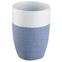 Стакан для зубных щёток Bisk 06307 STONE albastru. (ceramica)