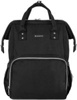 Geantă pentru mama Kikka Boo 31108020034 Siena Black Silver