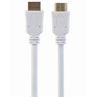 Cable HDMI to HDMI  1.8m  Cablexpert, male-male, V1.4, WHITE, CC-HDMI4-W-6