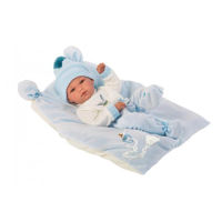 Кукла Llorens 63555 Bimbo Con Cojin Celeste 35 cm