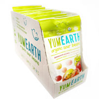 Жевательные конфеты YumEarth, Organic Sour Beans 12x 50 g