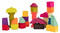 Set de construcție Battat BX1003NTZ Constructor Senzorial Cuburi, cod 57774