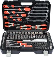 KIT DE UNELTE PROFESIONALE YATO 1/2",1/4", 3/8", 129 elemente