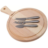 Доска разделочная BOSKA 358204 с ножами Amigo круглая