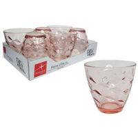 Посуда для напитков Bormioli Rocco 29627 Набор стаканов для воды Flora Acqua 6шт 260ml лиловые
