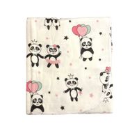 Пеленка байковая HB (100x80 cm) Panda