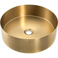 Раковина Gappo GX101-3 Satin GOLD