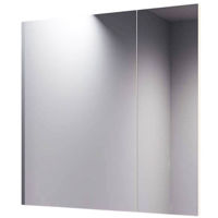 Oglindă baie miscellaneous SAVOIE 80 Alb cu dulap baie