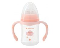 Anti-colic feeding bottle Kikka Boo 180ml Peach Cloud