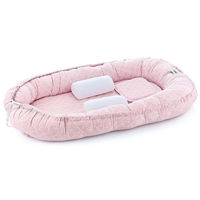Гнездо для новорожденных BabyJem 419 Saltea reductor BabyNest Between parents Pink Clover