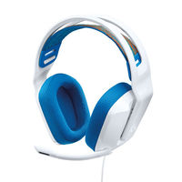 Gaming Headset Logitech G335, 40mm drivers, 20-20kHz, 36 Ohm, 87.5dB, 240g. 3.5mm, White
