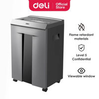 Шредер Deli DLET096 P5, 16 листов, 30л Micro Cut