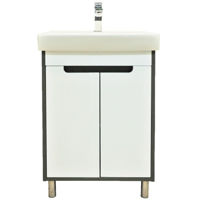 Шкаф под умывальник Bayro Venus под умыв. Neon 500 бетон чикаго тёмный