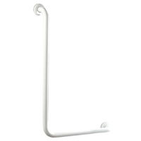 Аксессуар для ванной Bisk 04784 Miner unghi L de baie p/u persoane cu dezabilitati PRO 550x550mm, 25mm, white