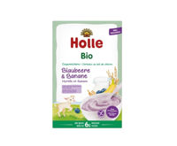 Рисовая кашка на козьем молоке Holle Bio с голубикой и бананом (6+ мес) 200 г