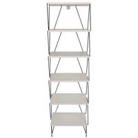 Raft de birou Trendy Balaban, Alb 48x165x31cm, raft de carti