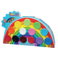 Set de creație Play Toys 70287 Set de modelat, Culorile curcubeului, 13 culori