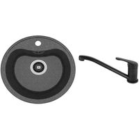 Мойка кухонная со смесителем Dr.Gans DORA + SanDonna F 1066 negru