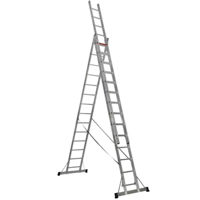 Лестница Cagsan TS220 трехсакционная, 3x10 ст, H=9.7m, макс.нагрузка150kg