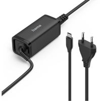 Зарядное устройство для ноутбука Hama 200023 Universal USB-C Notebook Power Supply Unit, GaN, Power Del. (PD), 5-20V/65W