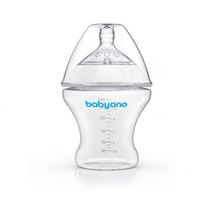 Biberon Babyono cu tetina din silicon 180 ml (0+ luni)