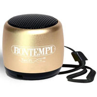 Колонка портативная Bluetooth Bontempi 490110 Мини колонка Золотая