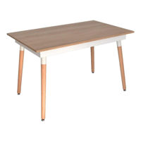 Стол Evelin di Costacurta DT-431-2R Wo, 110(150)х70х76см, Каркас/Опоры: Дерево