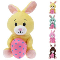 Jucărie de pluș Promstore 54867 Jucarie de plus Iepure cu ou 20cm