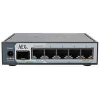 Маршрутизатор MikroTik hEX S (E60iUGS) with RouterOS L4, desktop case